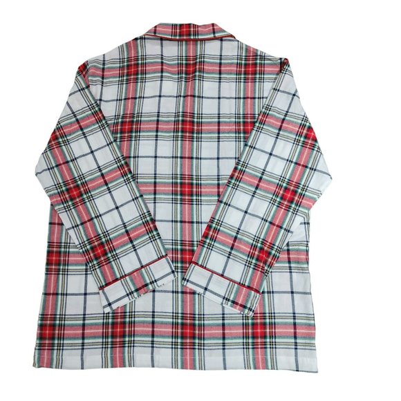 Size XXL Mens Winter Plaid Cotton Flannel Pajama Set Long Sleeve - Picture 6 of 15